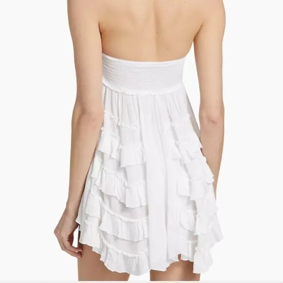 Free People FP One Adella Halter Mini Slip Dress
