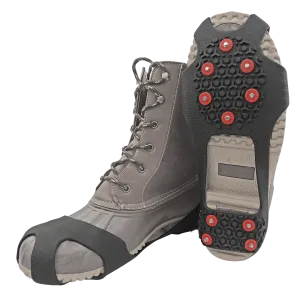 Global Glove & Safety ITR3600 Ice Gripster Treads Anti Slip Traction Cleats with Carbon Steel Studs