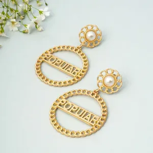Golden Popular Earrings