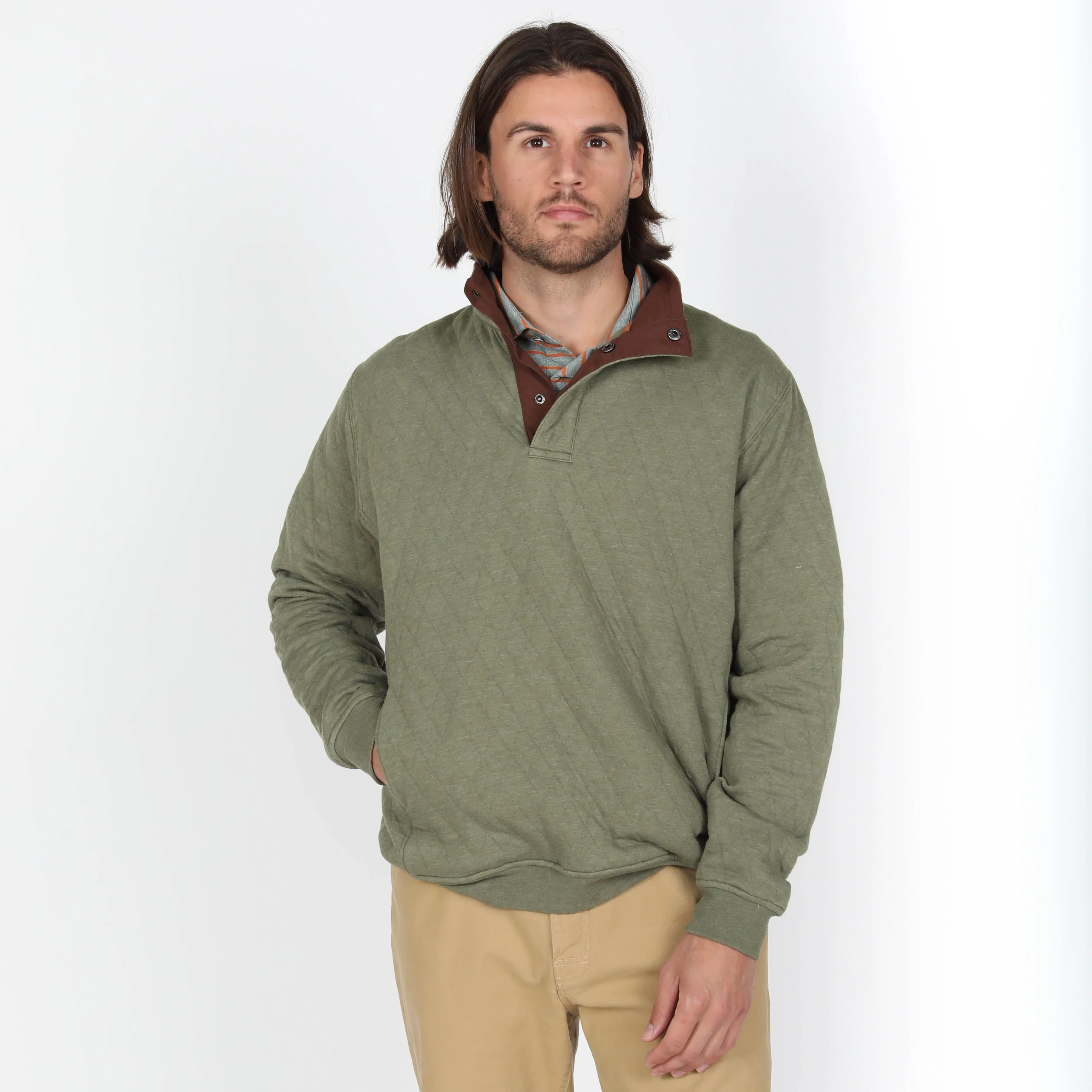Harper Quilted Snap Pullover Final Sale
