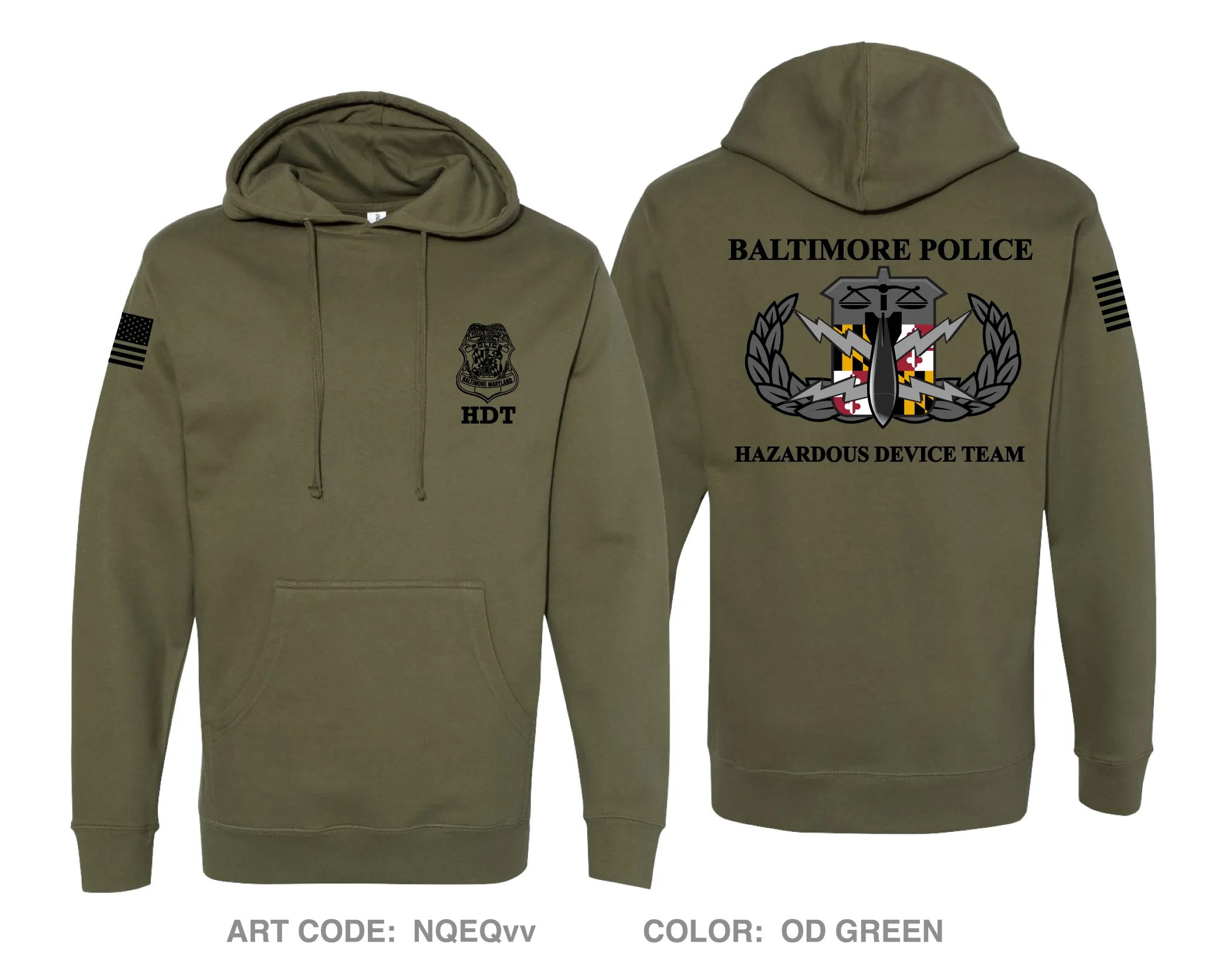 HAZARDOUS DEVICE TEAM Comfort Unisex Hooded Sweatshirt - NQEQvv