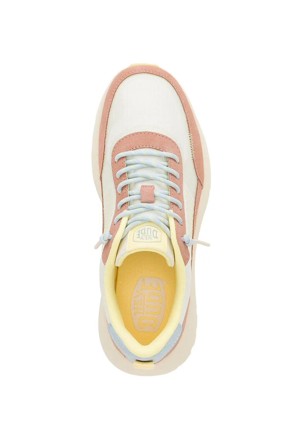 HEYDUDE Women’s Sirocco Alta Color Block Shoes in Tan | 41958-202