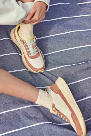 HEYDUDE Women’s Sirocco Alta Color Block Shoes in Tan | 41958-202