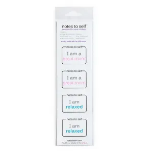 I am a great mom™   I am relaxed™ sticker packs