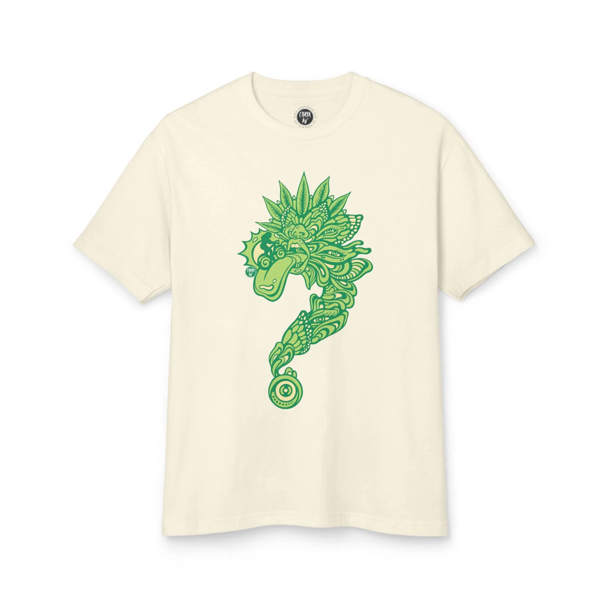 It's Like Oversized Boxy Heavyweight Cotton T-Shirt - Original & Green