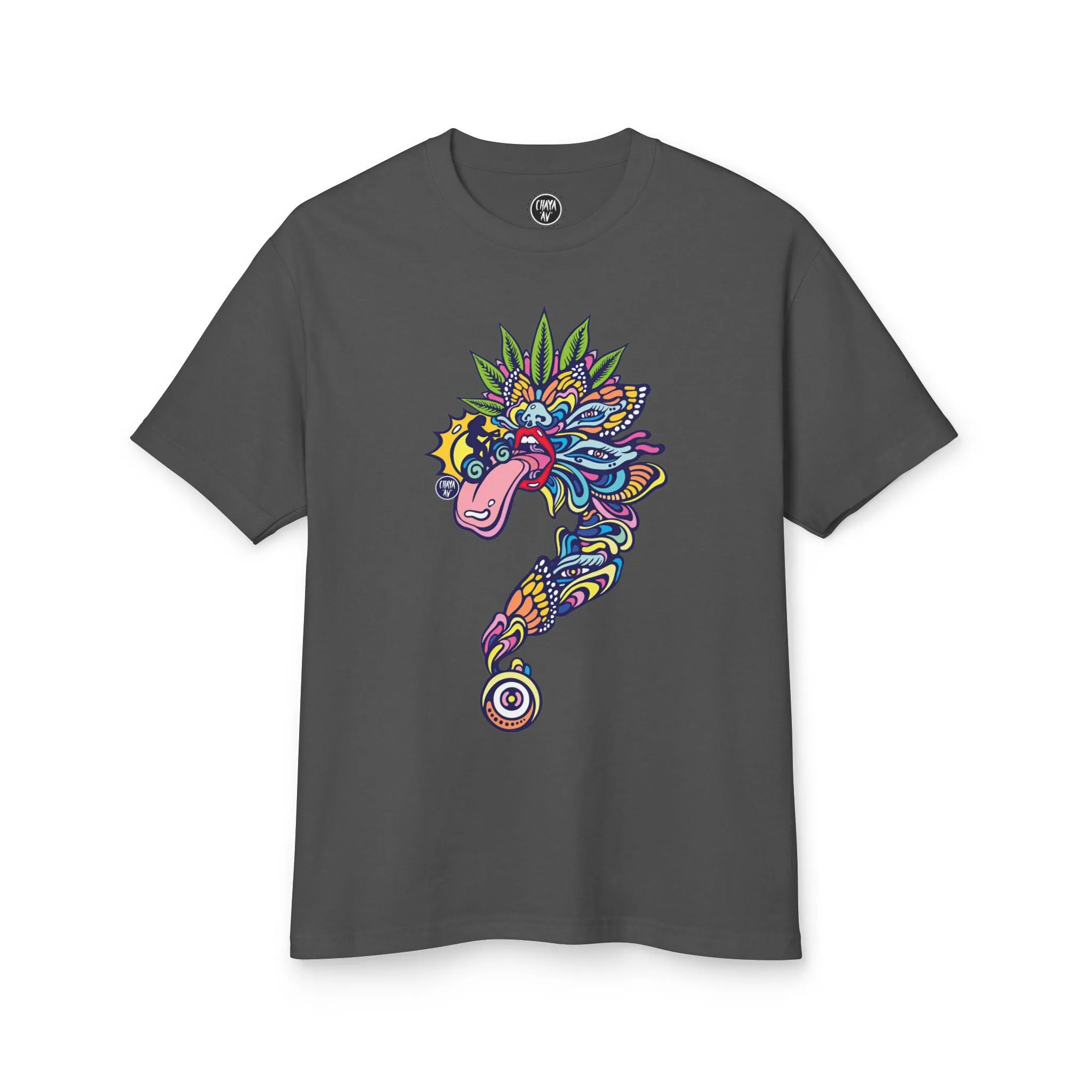 It's Like Oversized Boxy Heavyweight Cotton T-Shirt - Original & Green