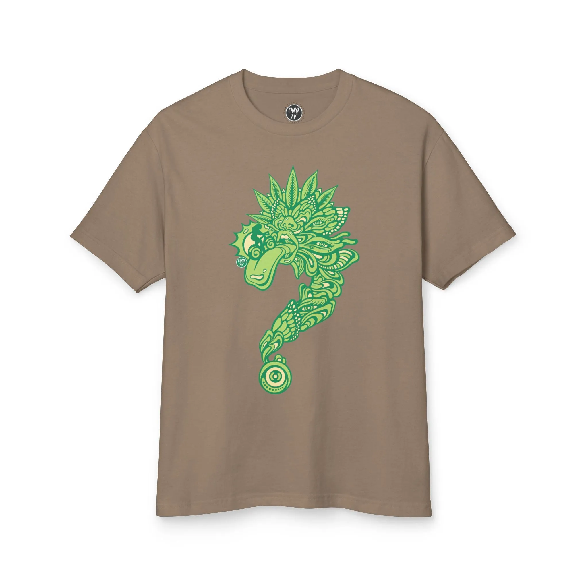 It's Like Oversized Boxy Heavyweight Cotton T-Shirt - Original & Green