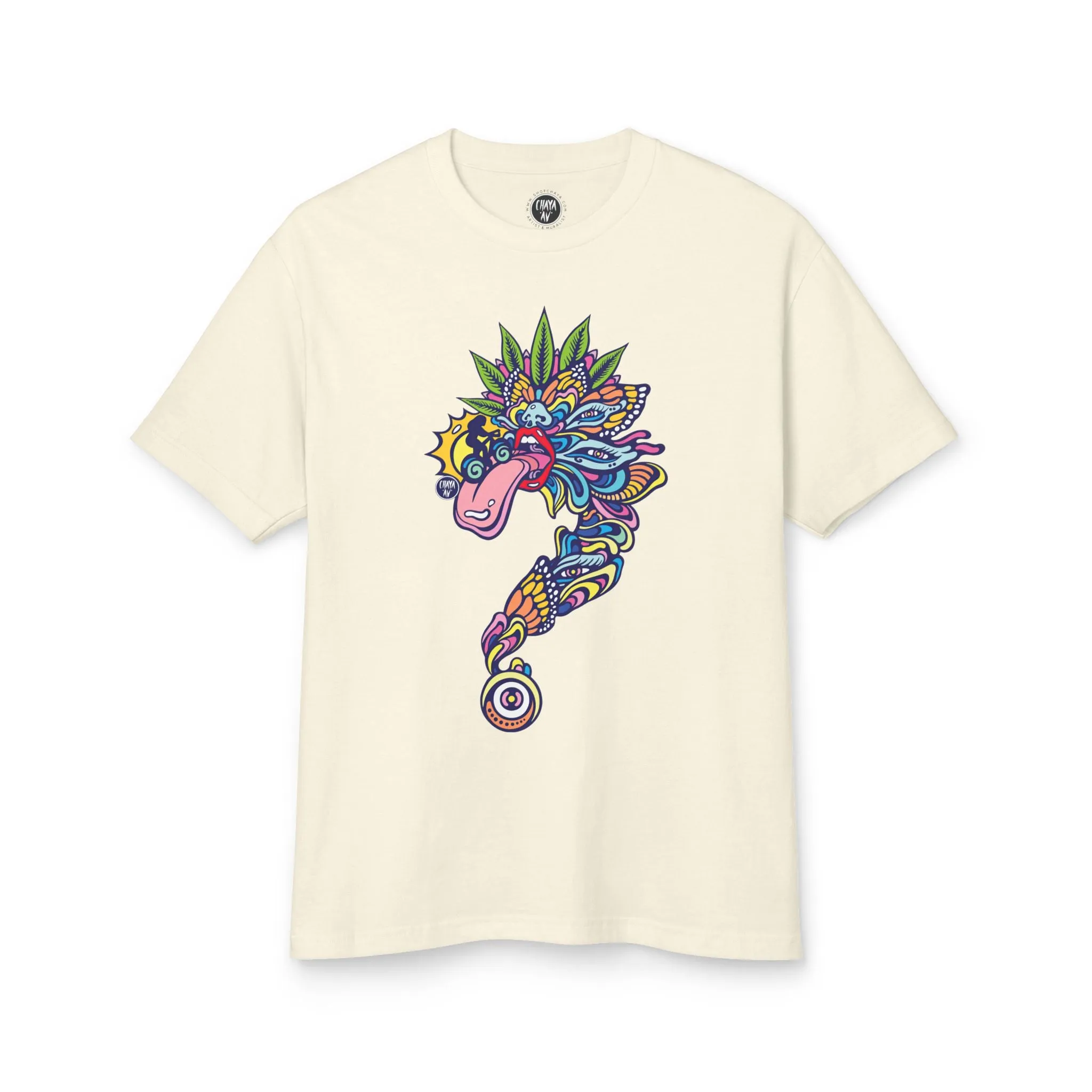 It's Like Oversized Boxy Heavyweight Cotton T-Shirt - Original & Green