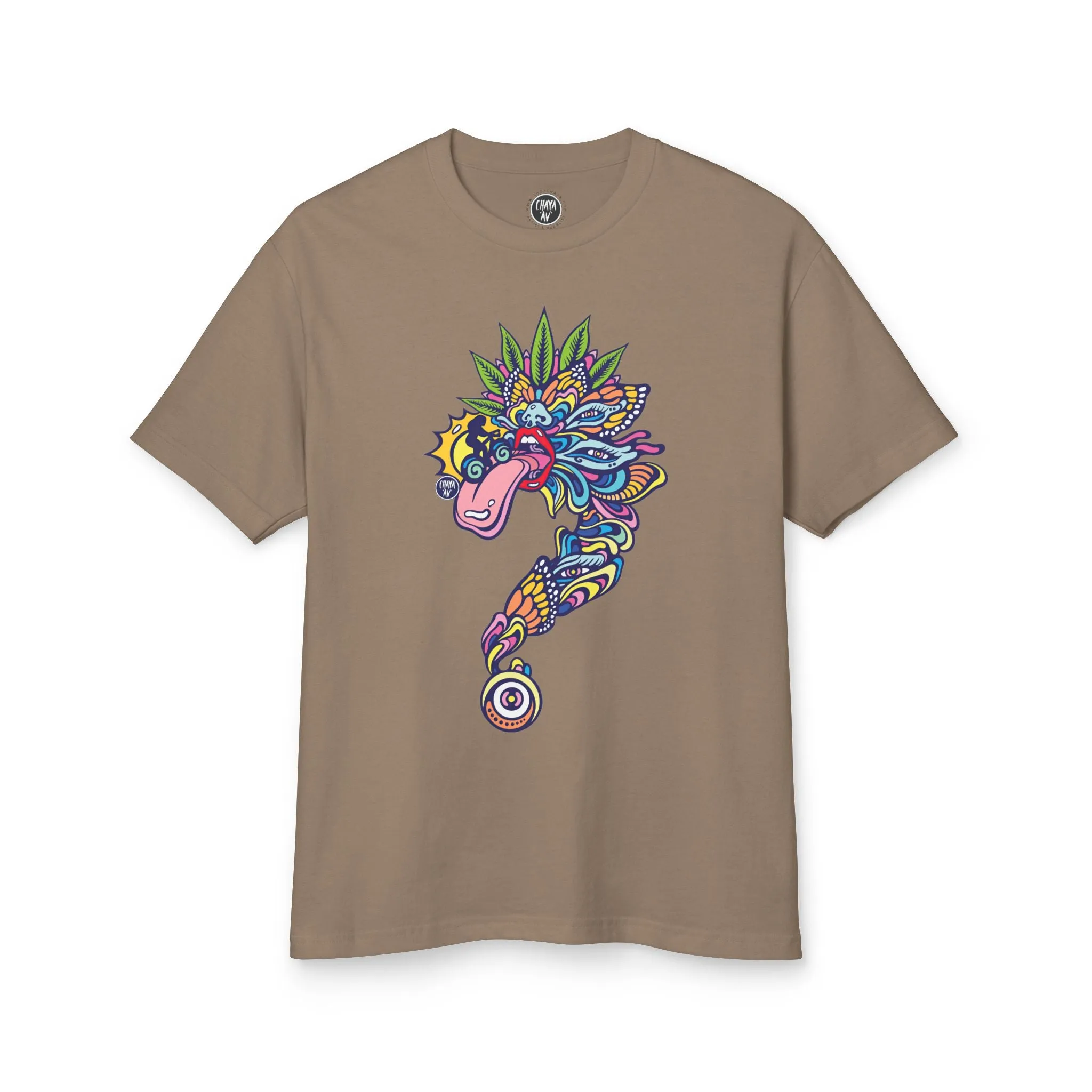 It's Like Oversized Boxy Heavyweight Cotton T-Shirt - Original & Green