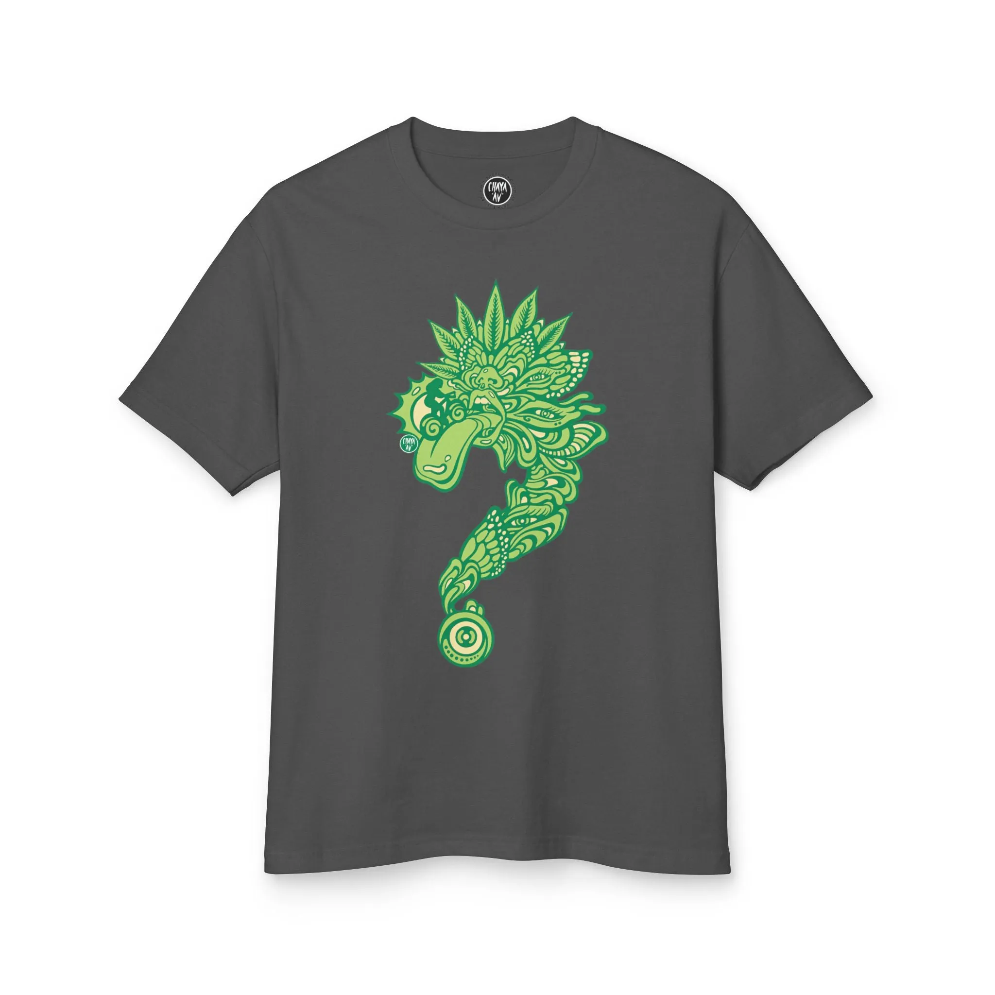 It's Like Oversized Boxy Heavyweight Cotton T-Shirt - Original & Green