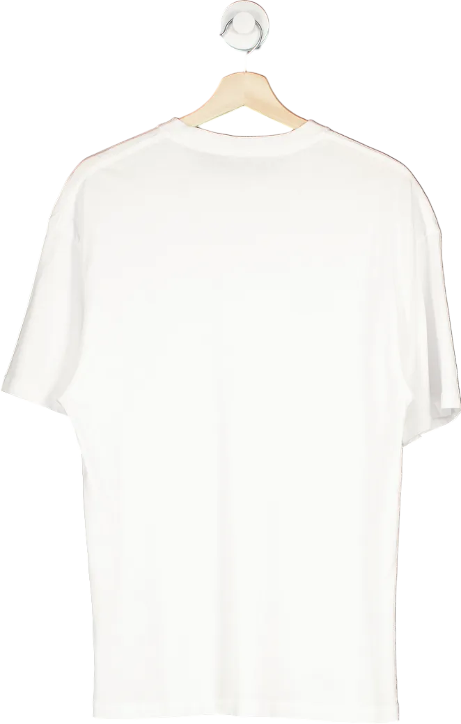 Jack & Jones White Originals Printed T-Shirt UK S