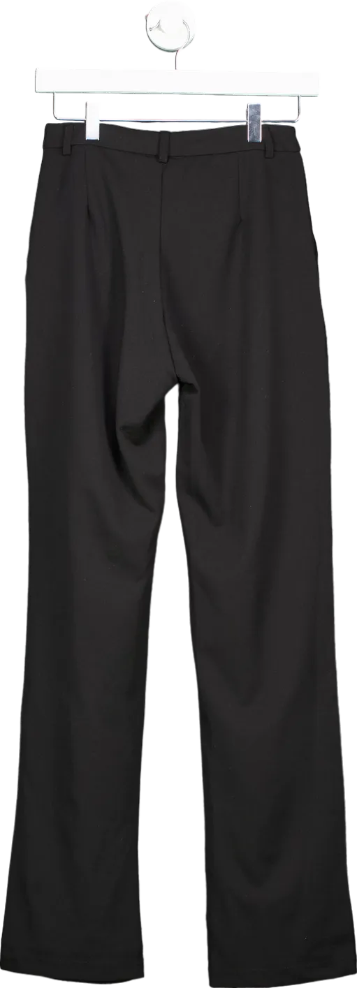JDY Black Straight Leg trousers UK S