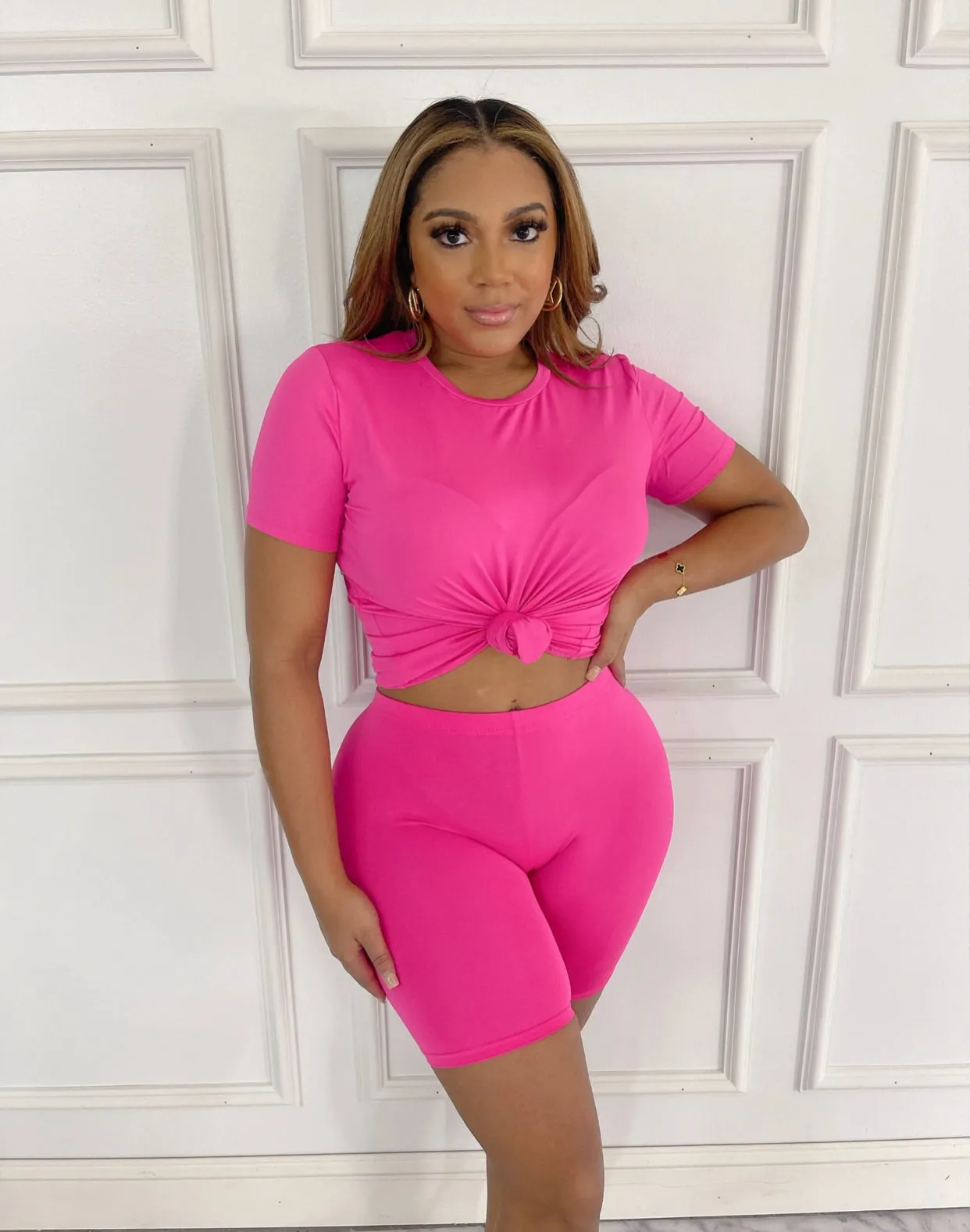 Just Be Cute Solid Color Biker Short Sets‼️Multiple Colors  ‼️