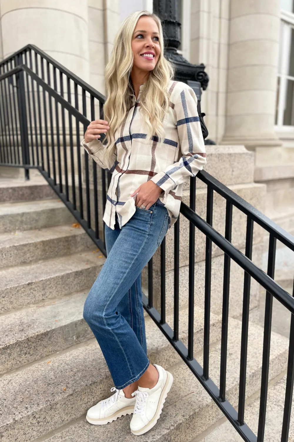 Kelsey High Rise Fab Ab Ankle Flare