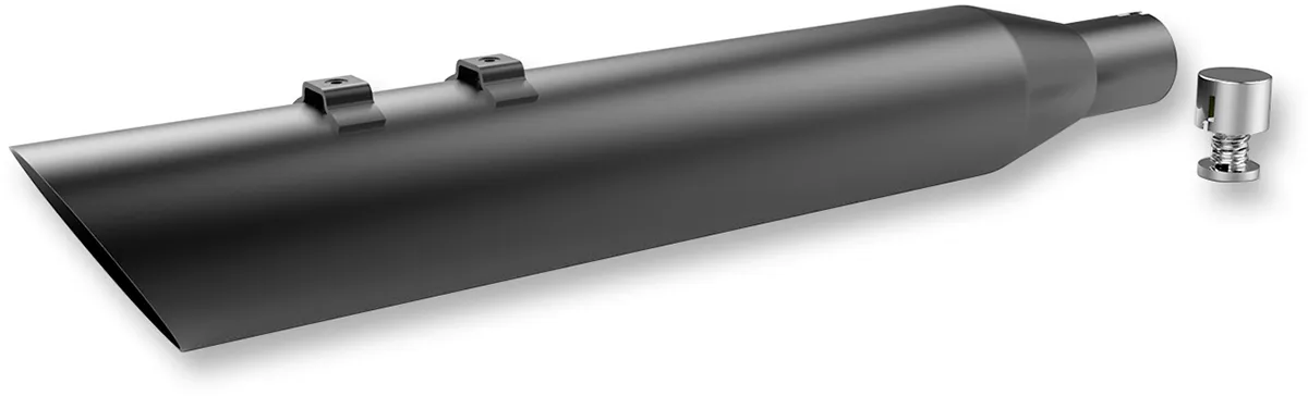Khrome Werks 202850 2-Into-1 Torque Booster Conversion Kit w/ 4.50in. HP-Plus Slip-On - Black-Slash Cut
