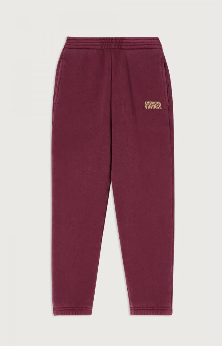 KID'S JOGGERS IZUBIRD - BORDEAUX VINTAGE
