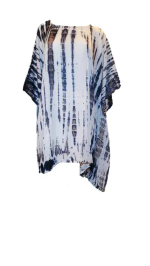 Kihei Poncho - Tie Dye - Taupe