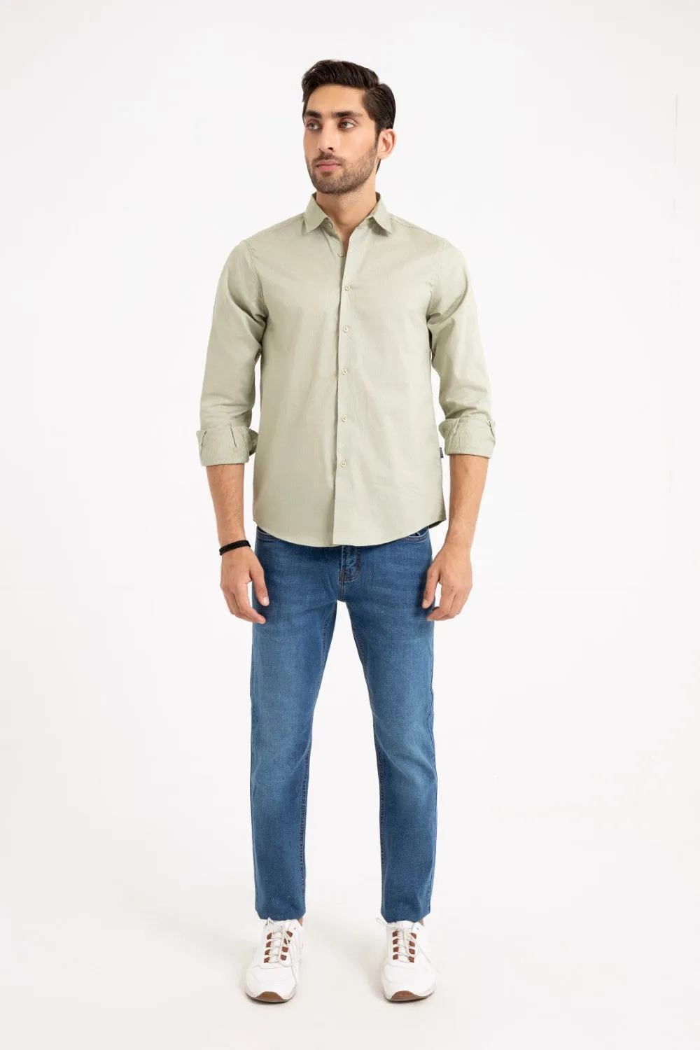 Light Green Casual Shirt