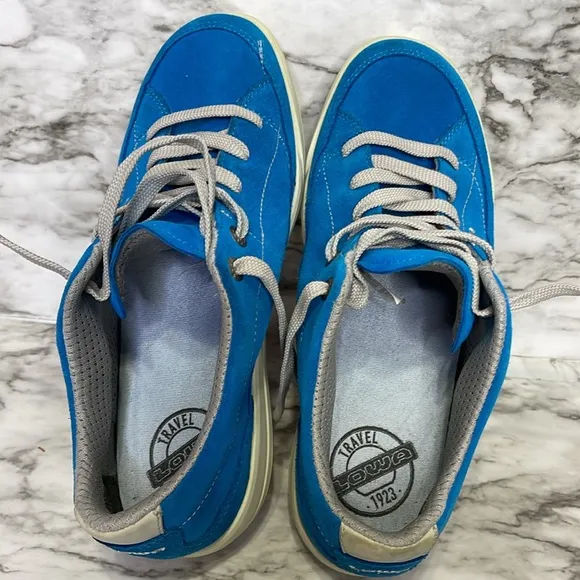 LOWA Palermo Trainers Lace-Up Sneakers Trainers Shoes fabric size 8.5 women’s