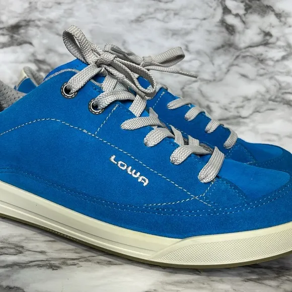 LOWA Palermo Trainers Lace-Up Sneakers Trainers Shoes fabric size 8.5 women’s