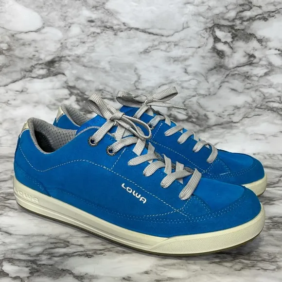 LOWA Palermo Trainers Lace-Up Sneakers Trainers Shoes fabric size 8.5 women’s