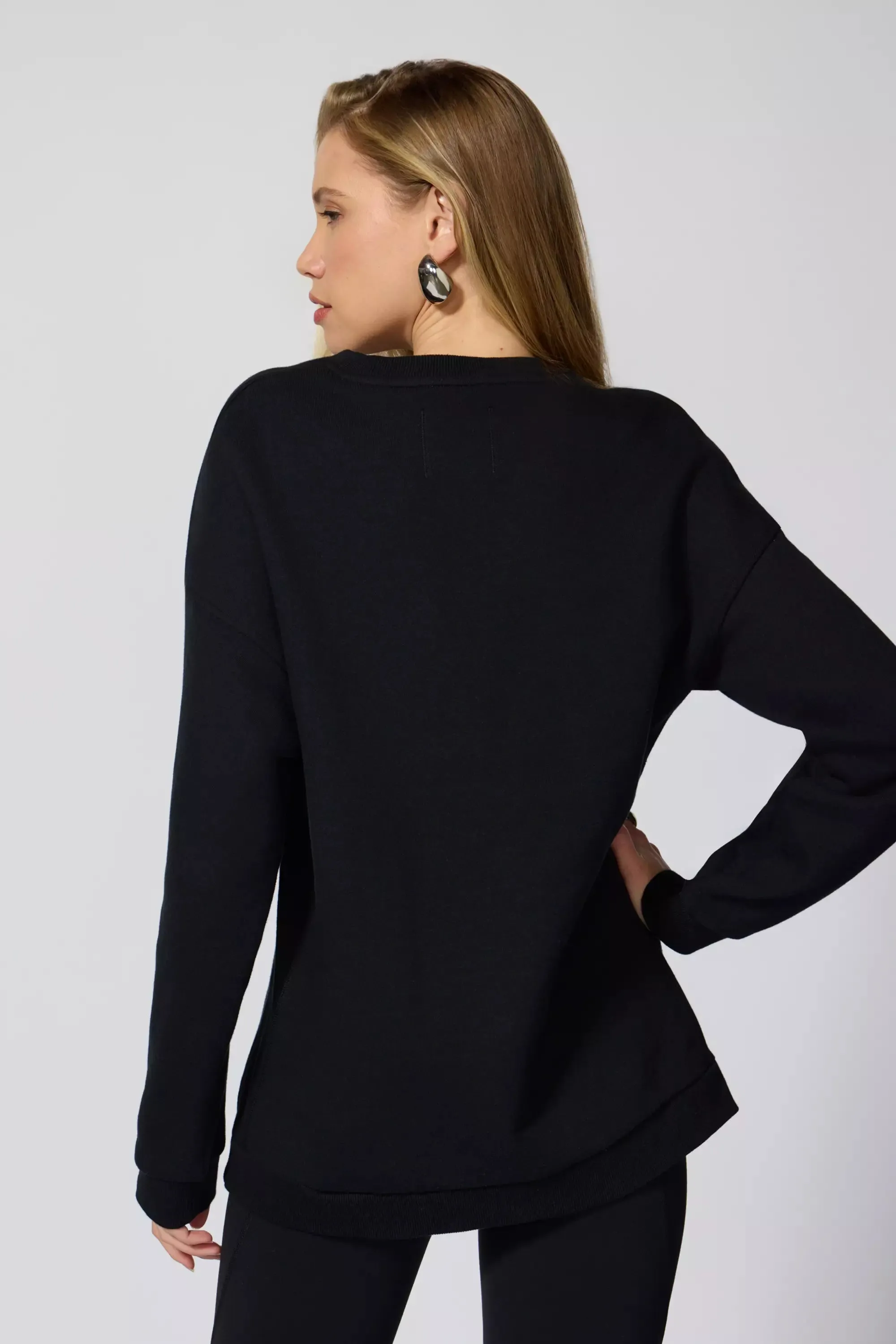 Luxefleece Relaxed Sweatshirt - Black