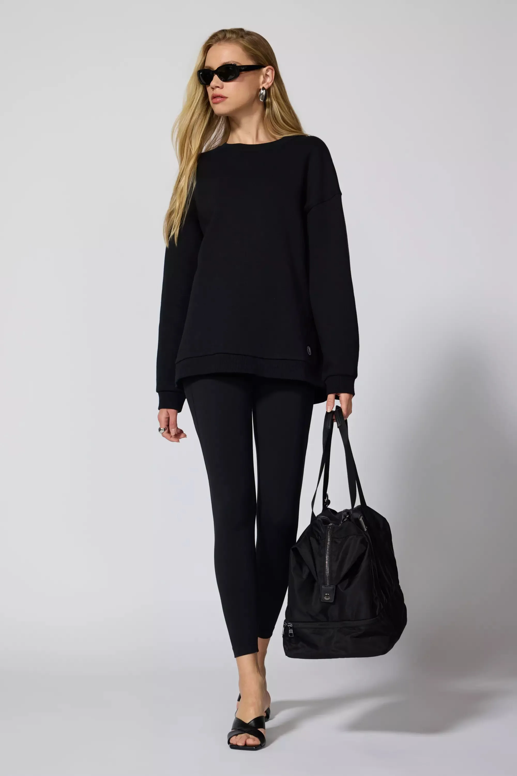 Luxefleece Relaxed Sweatshirt - Black