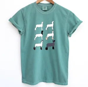 Market Lamb Breeds ComfortWash/ComfortColor T-Shirt (S-4XL) - Multiple Colors!