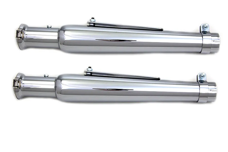 Megaphone with Flap Slip On Muffler Set