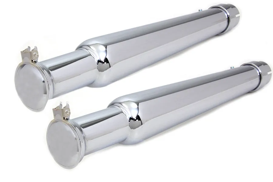 Megaphone with Flap Slip On Muffler Set