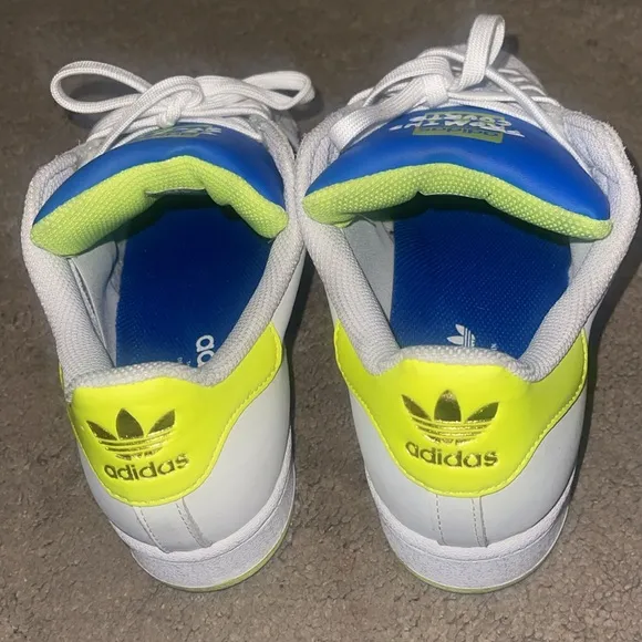 Mens Adidas Superstar Laceless Slip On Men`s Casual Sneakers White 8.5