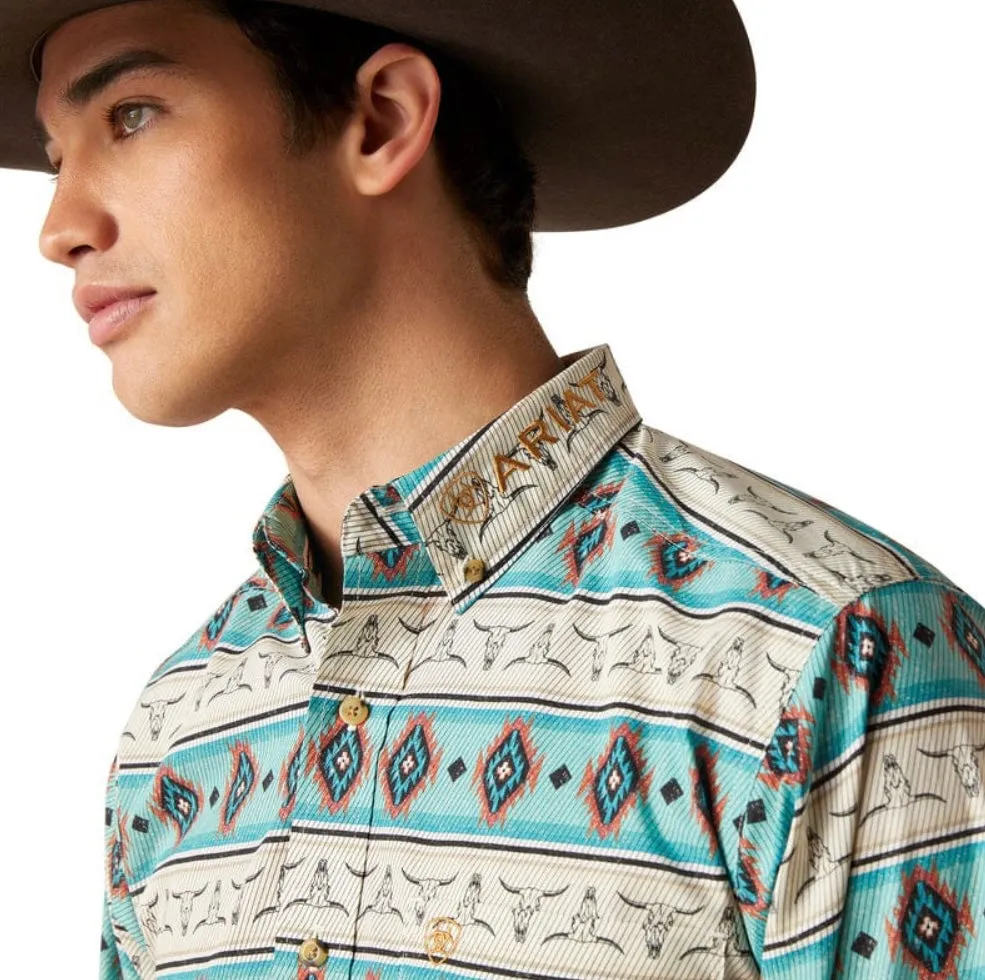 Men’s Ariat SandShell Team Cruiz Fitted Shirt