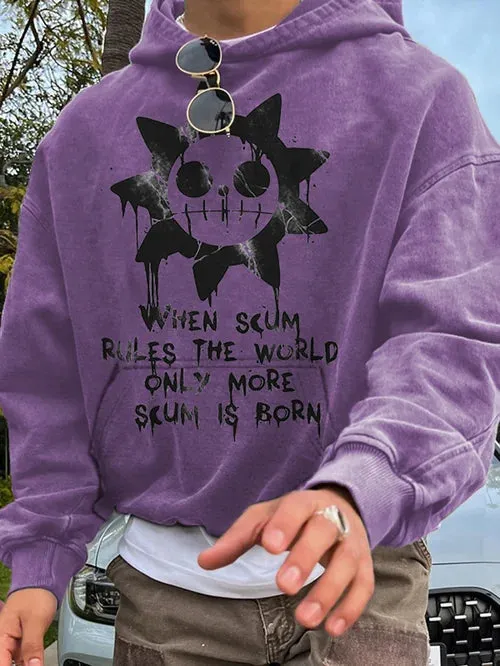 Men's Stylish Anime Print Hoodie