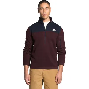 Men's The North Face | Gordon Lyons Quarter Zip Pullover | Root Brown