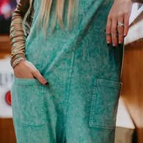 MER112 - TURQ JUMPSUIT