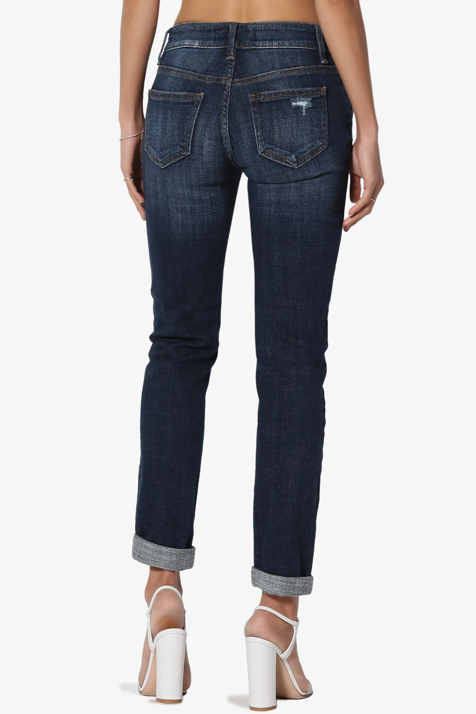 Mia Mid Rise Relaxed Skinny Jeans
