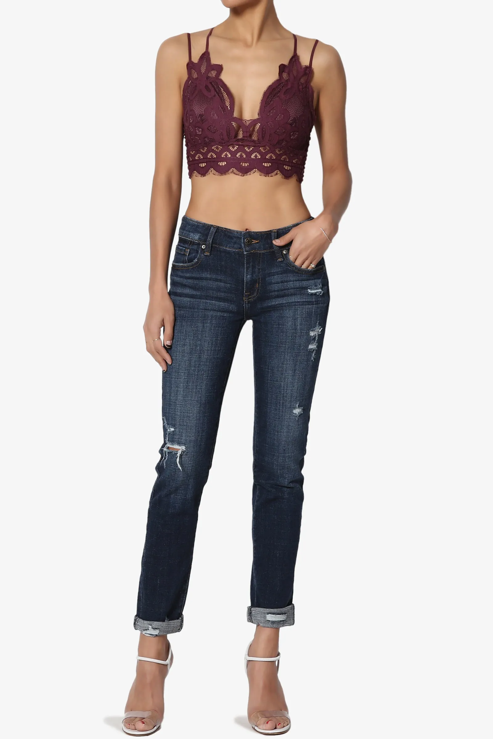 Mia Mid Rise Relaxed Skinny Jeans