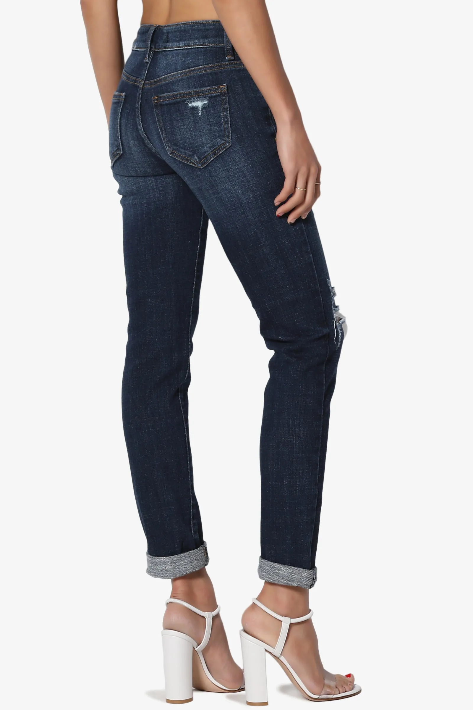 Mia Mid Rise Relaxed Skinny Jeans