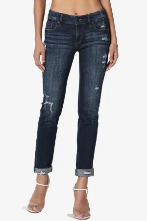 Mia Mid Rise Relaxed Skinny Jeans