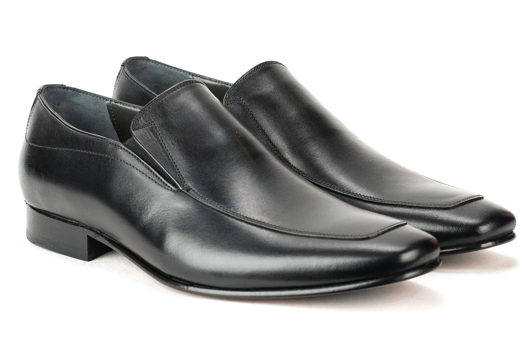 Mirage Mens Black Dress Slip on Shoes 7878