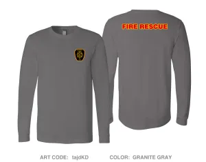 Mountainboro Volunteer Fire Department Comfort Unisex Cotton LS Tee - tajdKD