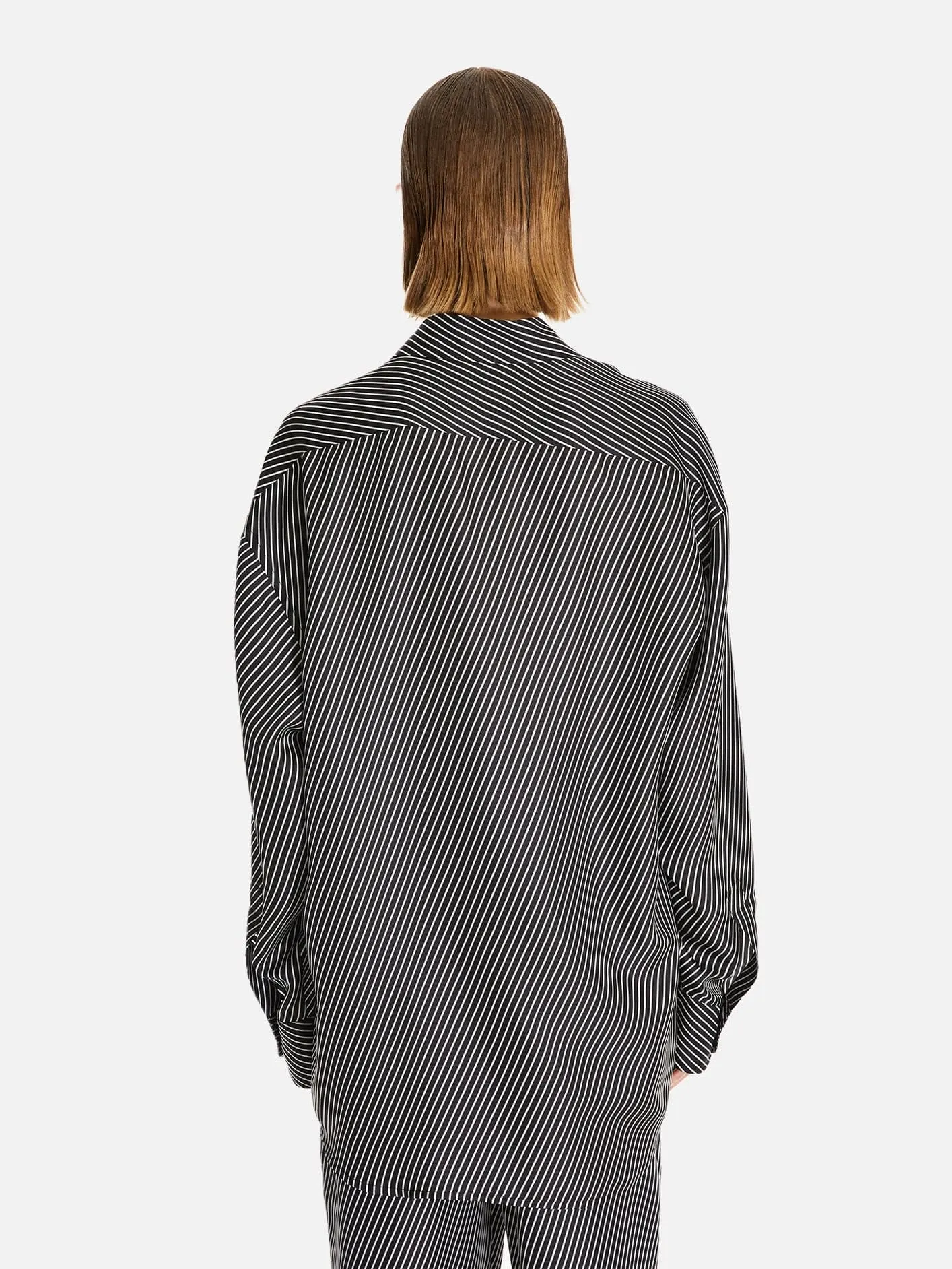 Nagiso Unisex Relaxed Kesim İpek Gömlek
