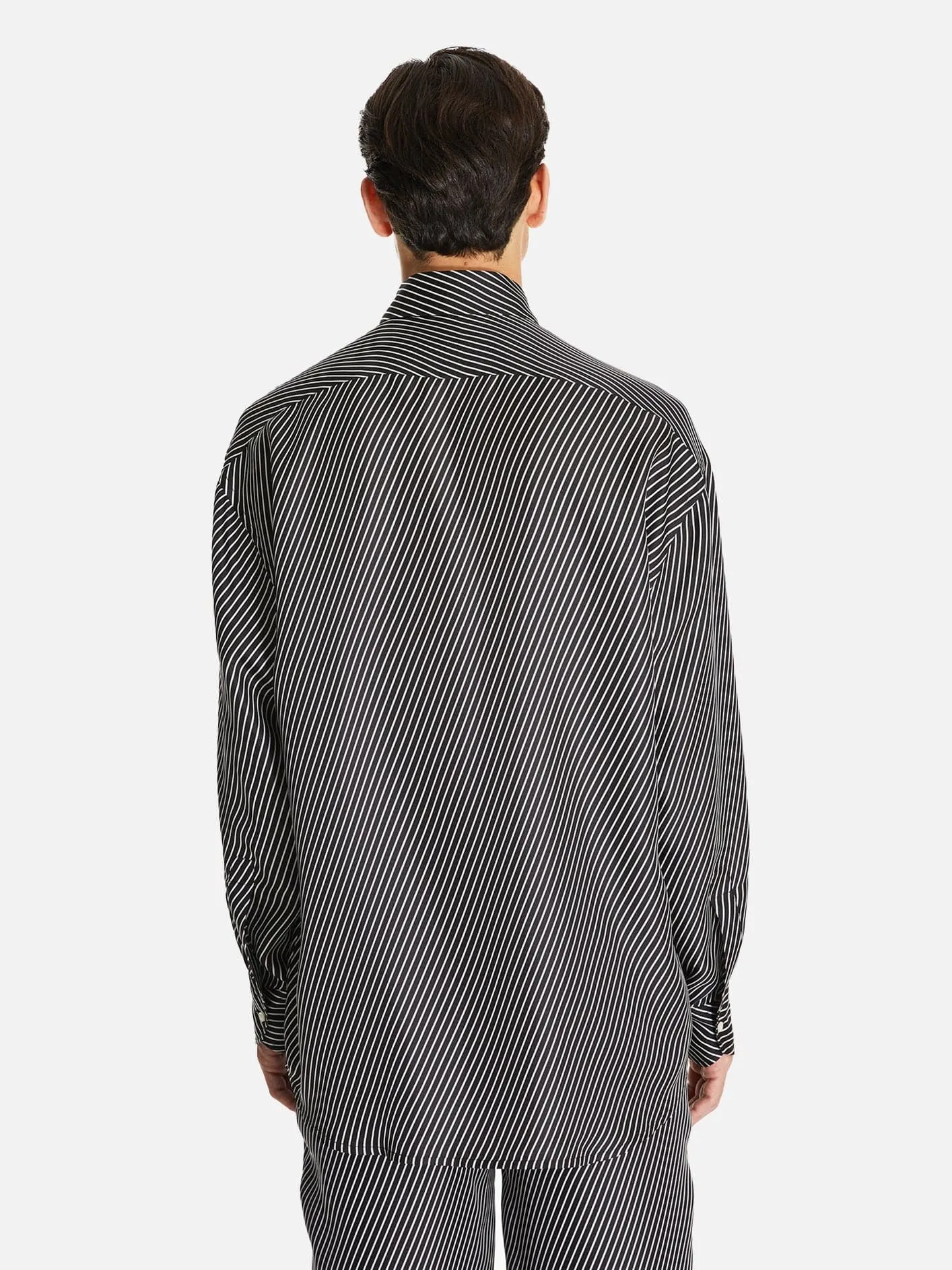Nagiso Unisex Relaxed Kesim İpek Gömlek