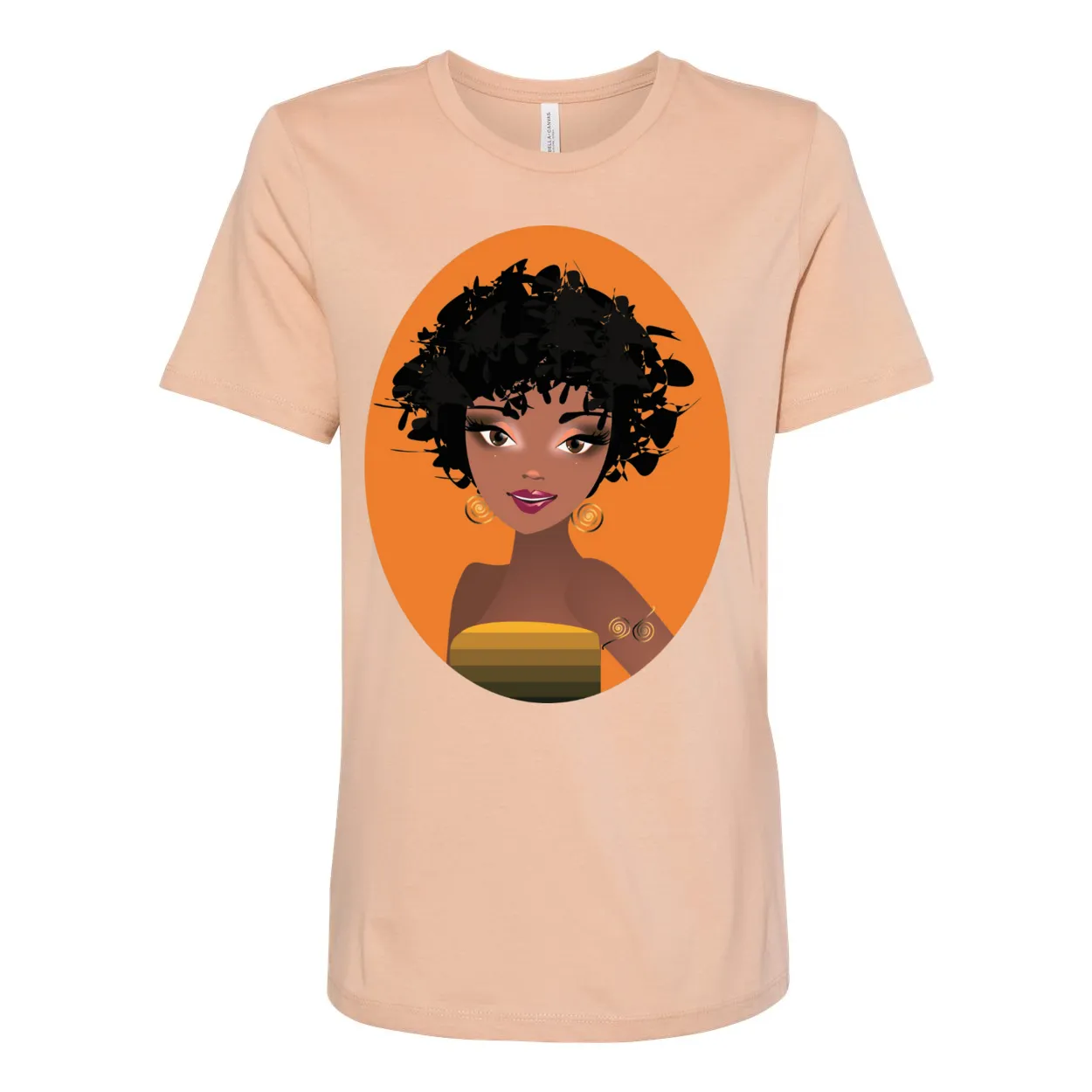 Natural Fro Yelani Tee – Women’s Relaxed Jersey Tee, Comfortable & Stylish