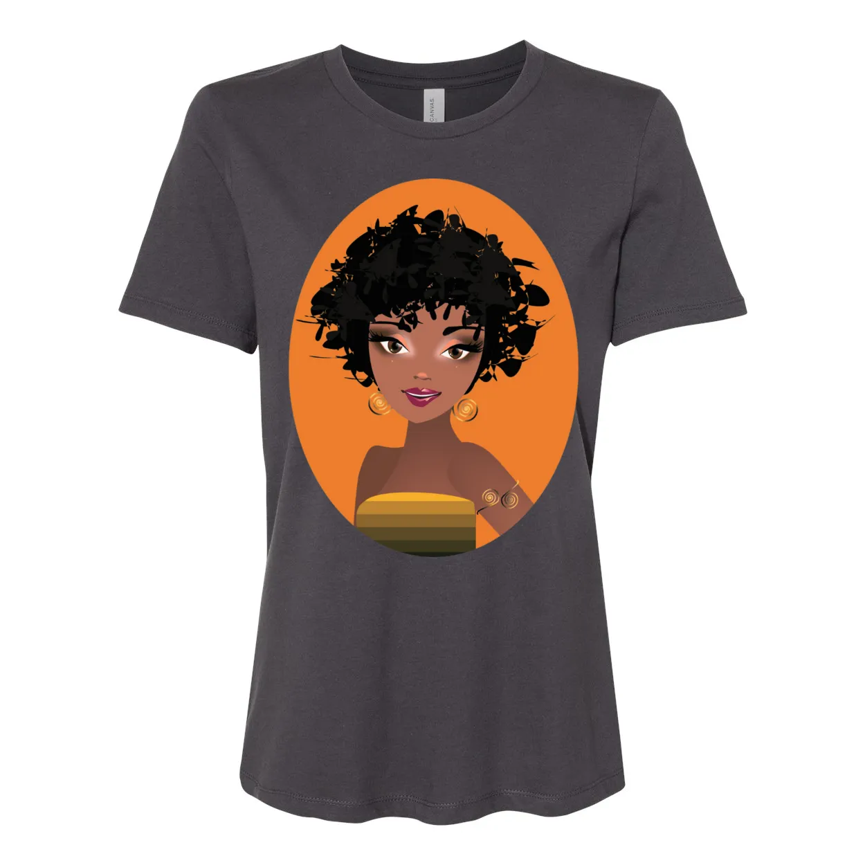 Natural Fro Yelani Tee – Women’s Relaxed Jersey Tee, Comfortable & Stylish