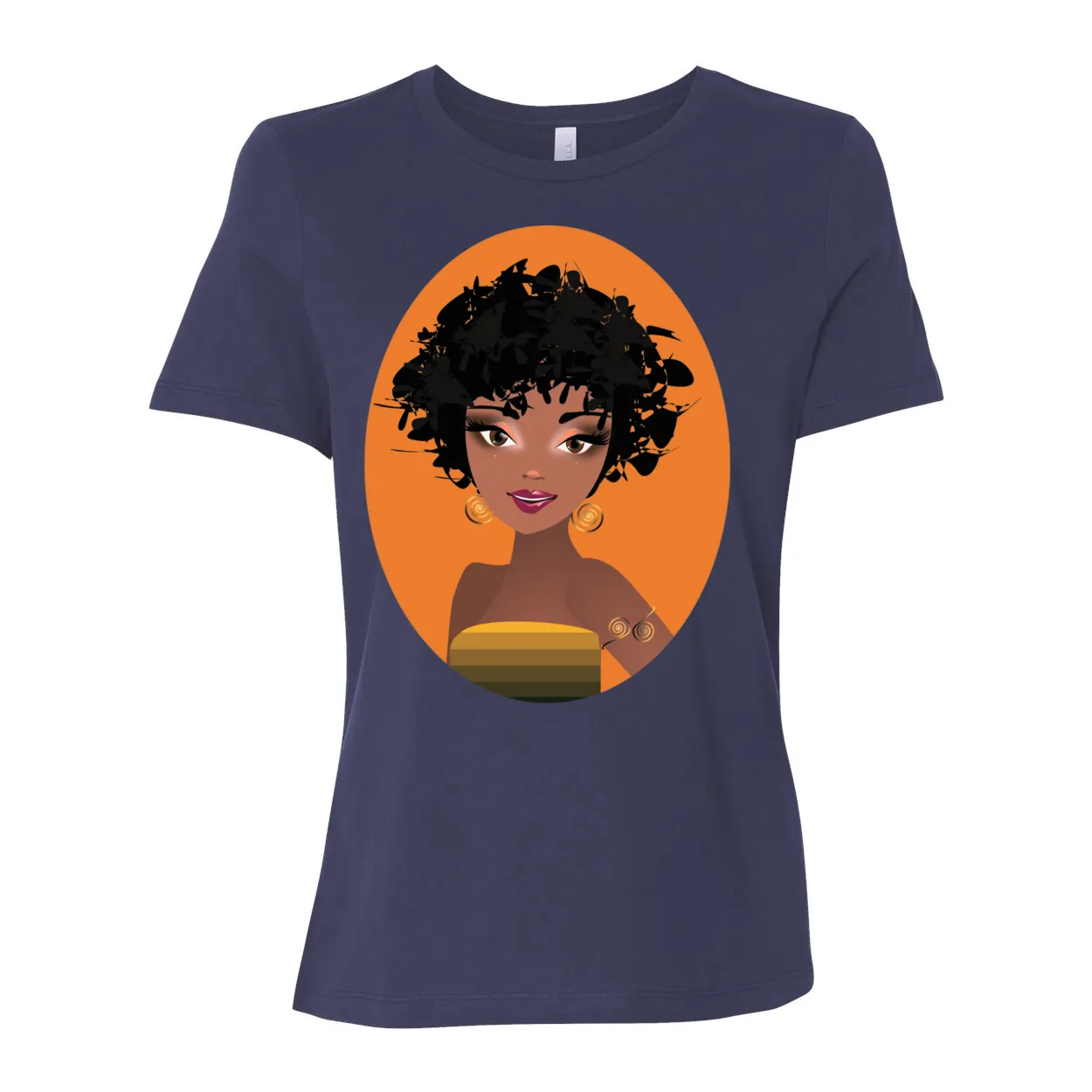 Natural Fro Yelani Tee – Women’s Relaxed Jersey Tee, Comfortable & Stylish