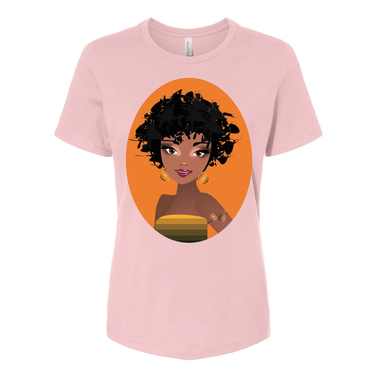 Natural Fro Yelani Tee – Women’s Relaxed Jersey Tee, Comfortable & Stylish