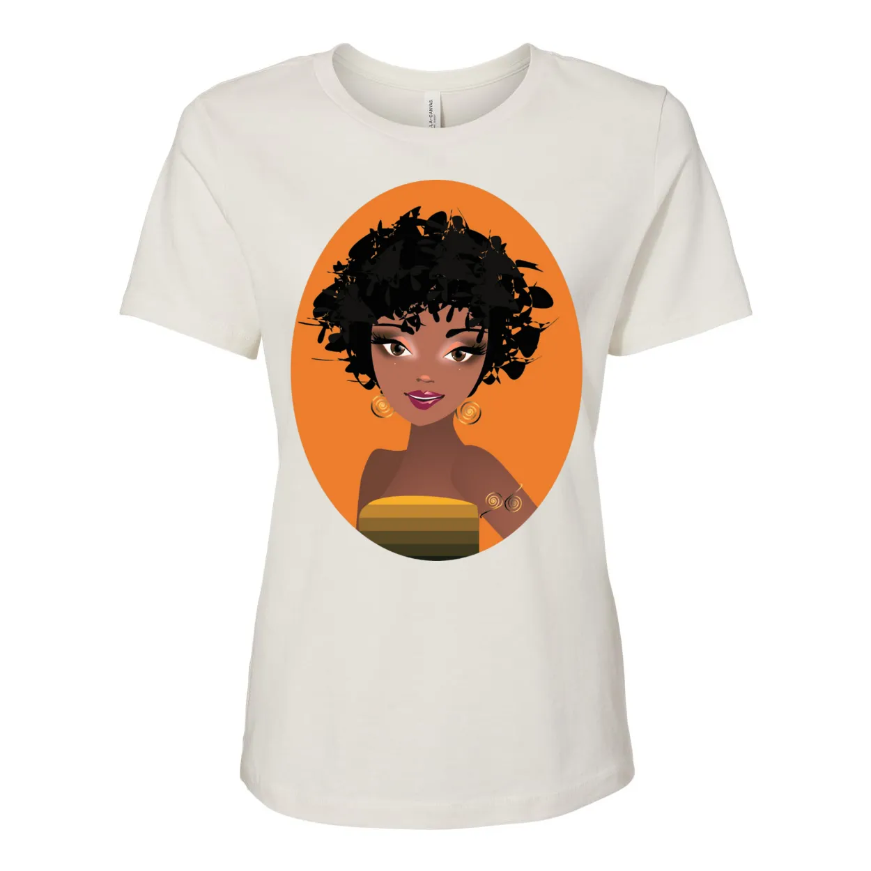 Natural Fro Yelani Tee – Women’s Relaxed Jersey Tee, Comfortable & Stylish