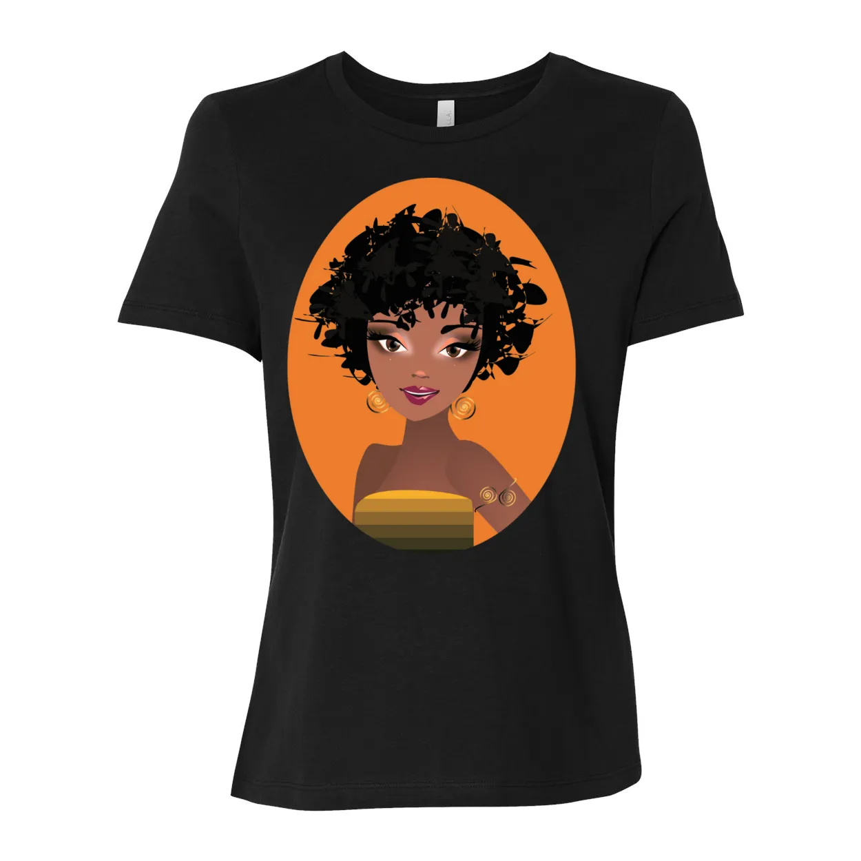 Natural Fro Yelani Tee – Women’s Relaxed Jersey Tee, Comfortable & Stylish