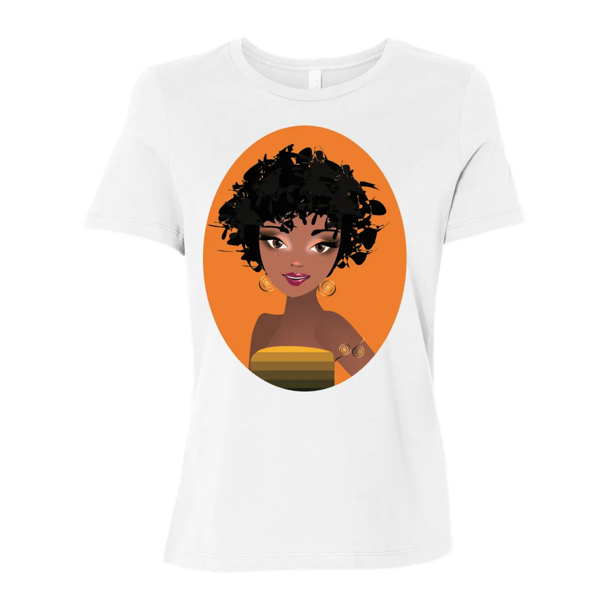 Natural Fro Yelani Tee – Women’s Relaxed Jersey Tee, Comfortable & Stylish